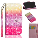 Modello di pittura 3D Flip orizzontale Custodia in pelle TPU + PU con supporto e slot per schede e portafoglio, For Huawei Y7 (2019) / Y7 Pro (2019) / Y7 Prime (2019), For Huawei Honor 8X