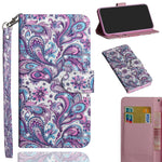 Modello di pittura 3D Flip orizzontale Custodia in pelle TPU + PU con supporto e slot per schede e portafoglio, For Huawei Y7 (2019) / Y7 Pro (2019) / Y7 Prime (2019), For Huawei Honor 8X