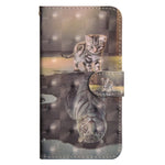 Modello di pittura 3D Flip orizzontale Custodia in pelle TPU + PU con supporto e slot per schede e portafoglio, For Huawei Y7 (2019) / Y7 Pro (2019) / Y7 Prime (2019), For Huawei Honor 8X