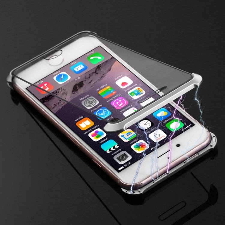 Custodia in vetro temperato magnetica per iPhone 8