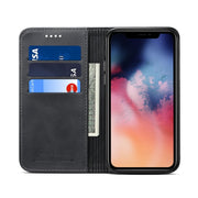 Custodia in pelle a conchiglia per iPhone 11