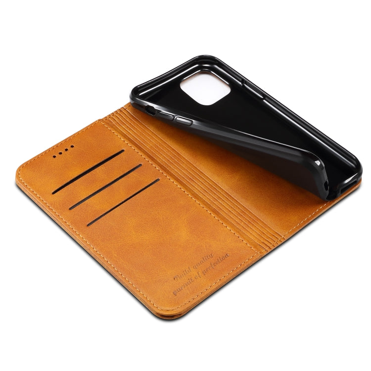 Custodia in pelle a conchiglia per iPhone 11