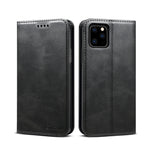 Custodia in pelle a conchiglia per iPhone 11