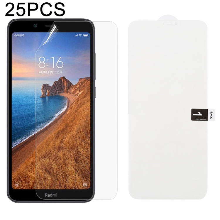 25 PCS Soft Hydrogel Film Full Cover Protezione frontale con cotone alcolico + Gratta e vinci per, For iPhone 6 / 7 / 8(25 PCS), For iPhone 6 Plus(25 PCS), For iPhone 7 Plus / 8 Plus(25 PCS), For iPhone X / XS(25 PCS), For iPhone XR(25 PCS), iPhone XS ...