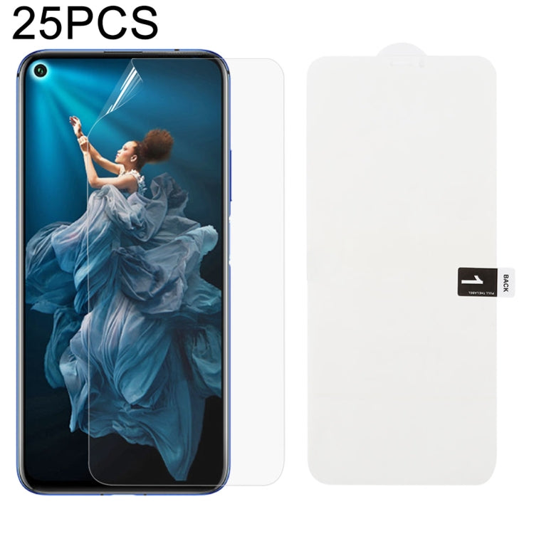 25 PCS Soft Hydrogel Film Full Cover Protezione frontale con cotone alcolico + Gratta e vinci per, For Huawei Honor 20 (25 PCS), For Huawei Honor 20 Pro (25 PCS), For Huawei P30 (25 PCS), For Huawei P30 Pro (25 PCS), For Huawei Mate 20 (25 PCS)        ...