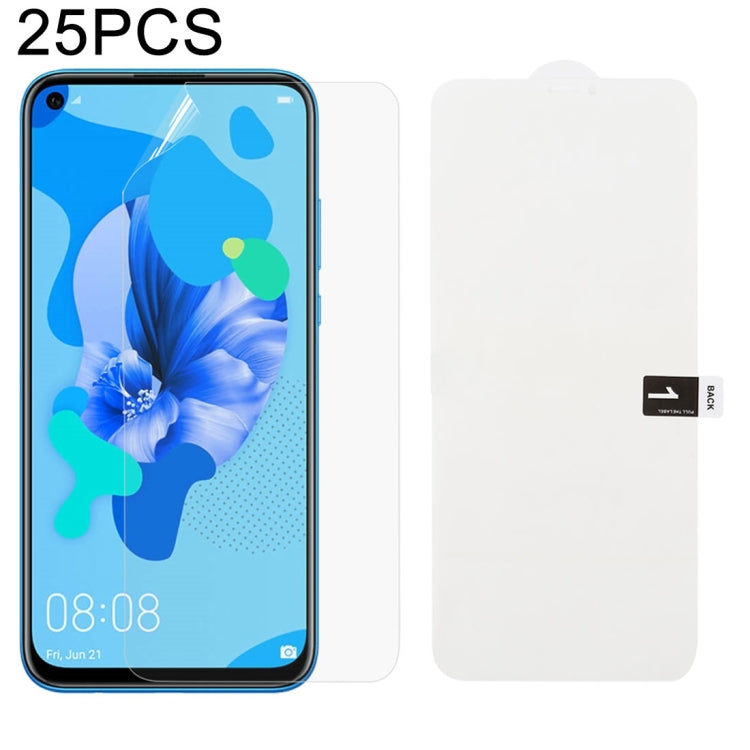 25 PCS Soft Hydrogel Film Full Cover Protezione frontale con cotone alcolico + Gratta e vinci per, For Huawei Honor 20 (25 PCS), For Huawei Honor 20 Pro (25 PCS), For Huawei P30 (25 PCS), For Huawei P30 Pro (25 PCS), For Huawei Mate 20 (25 PCS)        ...