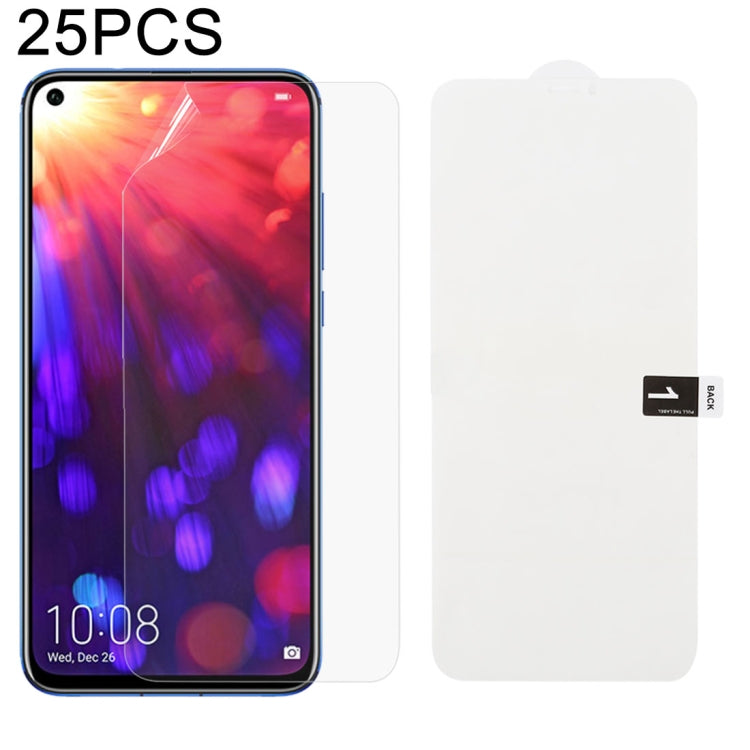 25 PCS Soft Hydrogel Film Full Cover Protezione frontale con cotone alcolico + Gratta e vinci per, For Huawei Honor 20 (25 PCS), For Huawei Honor 20 Pro (25 PCS), For Huawei P30 (25 PCS), For Huawei P30 Pro (25 PCS), For Huawei Mate 20 (25 PCS)        ...