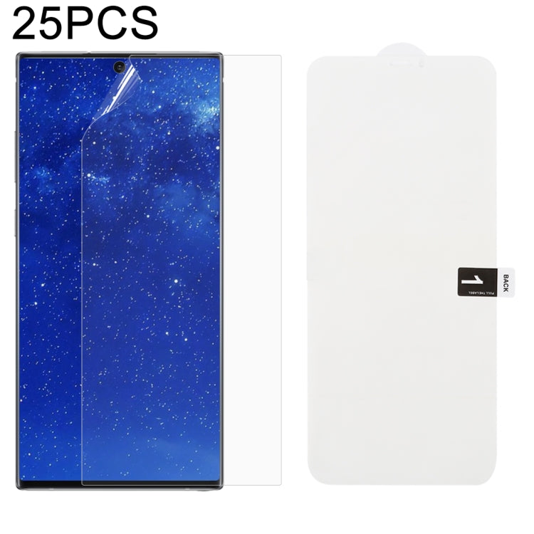 25 PCS Soft Hydrogel Film Full Cover Protezione frontale con cotone alcolico + Gratta e vinci per Galaxy, For Galaxy M30(25 PCS), For Galaxy Note 10 (25 PCS), For Galaxy Note 10+ (25 PCS), For Galaxy Note 8 (25 PCS), For Galaxy Note 9 (25 PCS)         ...