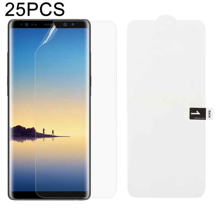 25 PCS Soft Hydrogel Film Full Cover Protezione frontale con cotone alcolico + Gratta e vinci per Galaxy, For Galaxy M30(25 PCS), For Galaxy Note 10 (25 PCS), For Galaxy Note 10+ (25 PCS), For Galaxy Note 8 (25 PCS), For Galaxy Note 9 (25 PCS)         ...