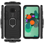 Custodia protettiva antiurto Panther PC + TPU con supporto ad anello magnetico per Huawei Nova 5i Pro / Mate 30 Lite, For Huawei Nova 5i Pro / Mate 30 Lite