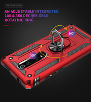 Armor Custodia protettiva antiurto in TPU + PC con supporto di rotazione a 360 gradi per, For Huawei Mate 20 Pro, For Xiaomi Redmi K20