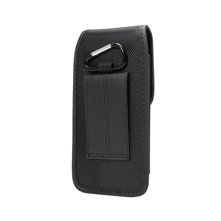 Marsupio in tessuto di nylon verticale universale multifunzionale in tessuto Oxford con slot per schede per smartphone da 6,4 pollici o inferiori, For 6.4 Inch