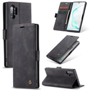 Custodia portafoglio in pelle con flip per Galaxy Note10+