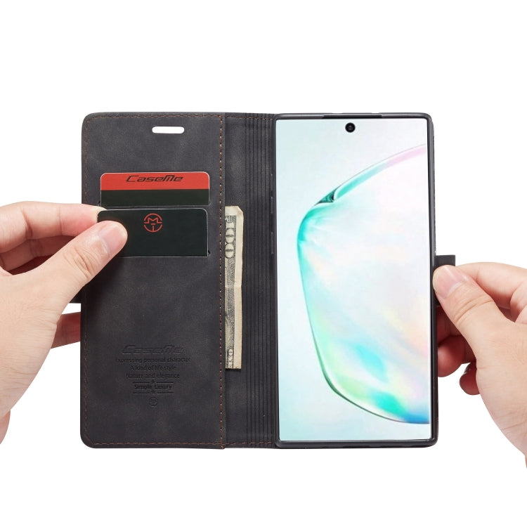 Custodia portafoglio in pelle con flip per Galaxy Note10+