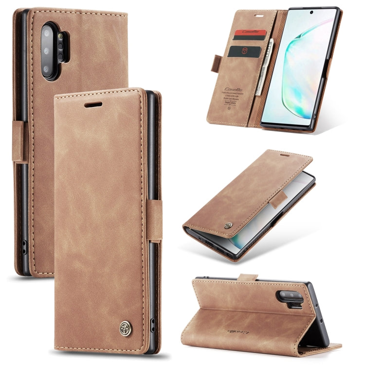 Custodia portafoglio in pelle con flip per Galaxy Note10+