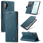 Custodia portafoglio in pelle con flip per Galaxy Note10+