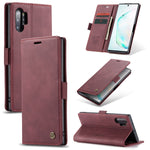 Custodia portafoglio in pelle con flip per Galaxy Note10+