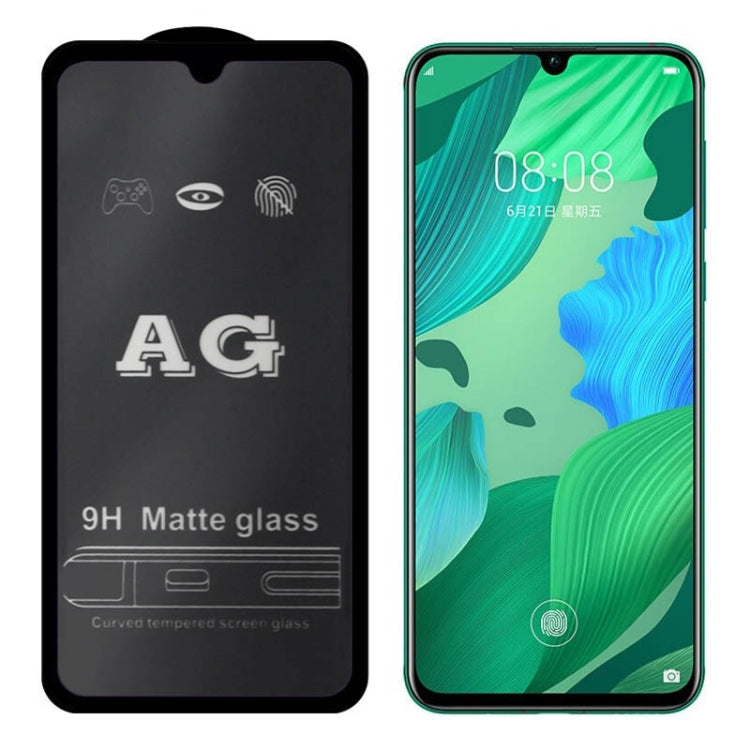 25 PZ AG Vetro temperato satinato opaco a copertura totale, For Huawei Honor 10i / Honor 20 lite
