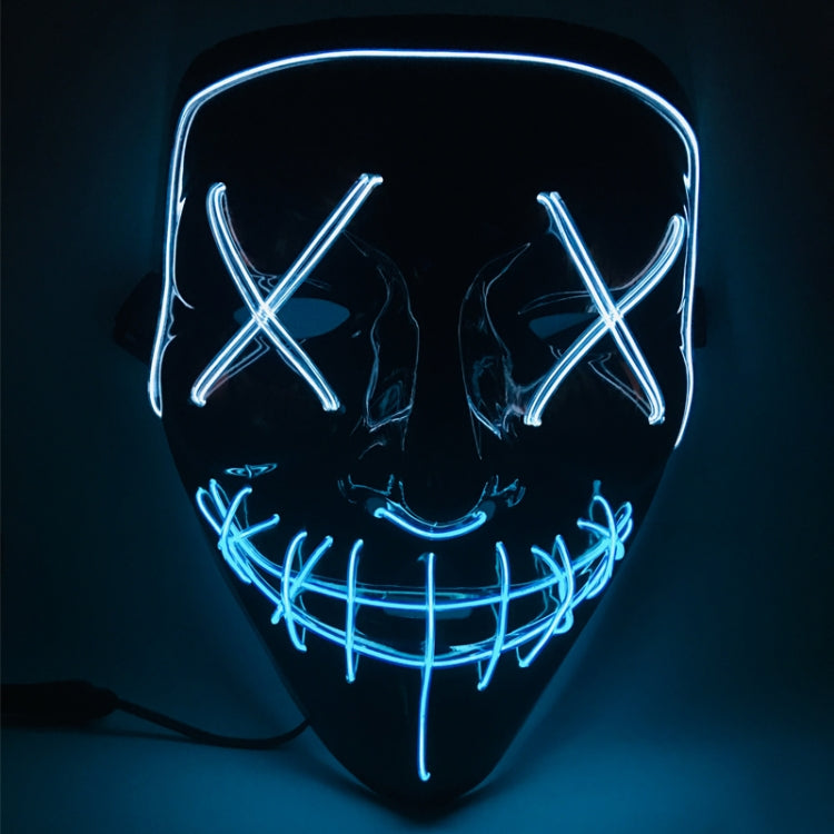 Maschera di luminescenza del LED della bocca della cucitura del fronte del partito X di festival di Halloween