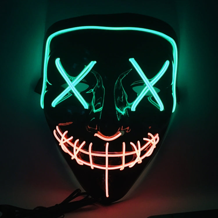 Maschera di luminescenza del LED della bocca della cucitura del fronte del partito X di festival di Halloween