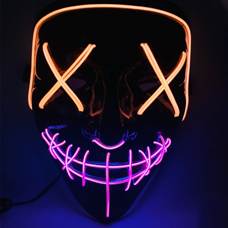 Maschera di luminescenza del LED della bocca della cucitura del fronte del partito X di festival di Halloween