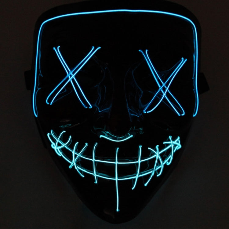 Maschera di luminescenza del LED della bocca della cucitura del fronte del partito X di festival di Halloween
