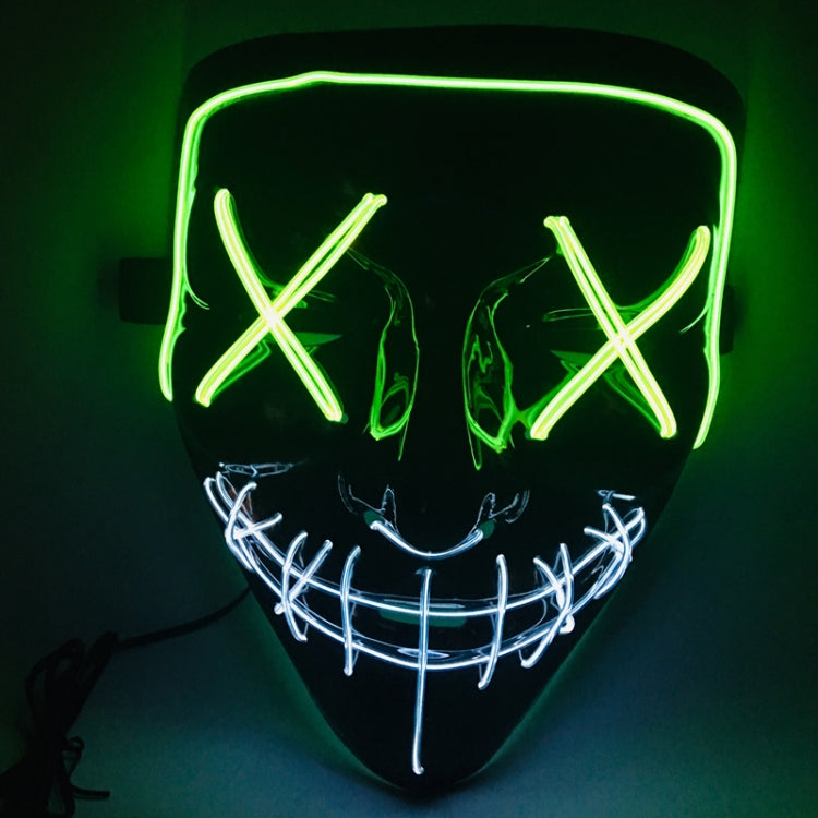 Maschera di luminescenza del LED della bocca della cucitura del fronte del partito X di festival di Halloween