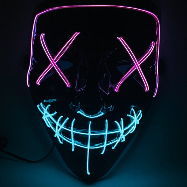 Maschera di luminescenza del LED della bocca della cucitura del fronte del partito X di festival di Halloween
