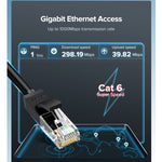 UGREEN NW102 Cat6 RJ45 Cavo Ethernet rotondo a doppino intrecciato domestico Gigabit, 1m, 2m, 3m, 5m, 8m, 10m, 15m, 20m