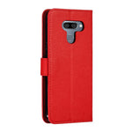 Custodia in pelle flip orizzontale con motivo a piume Litchi Texture con portafoglio, supporto e slot per carte, For LG K50, For LG Stylo 4, For LG Stylo 5, For OnePlus 7 Pro