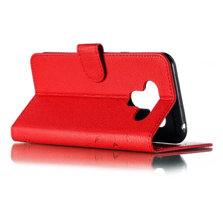 Custodia in pelle flip orizzontale con motivo a piume Litchi Texture con portafoglio, supporto e slot per carte, For LG K50, For LG Stylo 4, For LG Stylo 5, For OnePlus 7 Pro