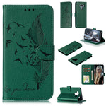 Custodia in pelle flip orizzontale con motivo a piume Litchi Texture con portafoglio, supporto e slot per carte, For LG K50, For LG Stylo 4, For LG Stylo 5, For OnePlus 7 Pro
