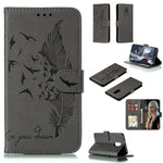 Custodia in pelle flip orizzontale con motivo a piume Litchi Texture con portafoglio, supporto e slot per carte, For LG K50, For LG Stylo 4, For LG Stylo 5, For OnePlus 7 Pro