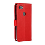 Custodia in pelle flip orizzontale con motivo a piume Litchi Texture con portafoglio, supporto e slot per carte, For Google Pixel 3a XL, For Google Pixel 4