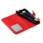 Custodia in pelle flip orizzontale con motivo a piume Litchi Texture con portafoglio, supporto e slot per carte, For Google Pixel 3a XL, For Google Pixel 4