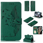 Custodia in pelle flip orizzontale con motivo a piume Litchi Texture con portafoglio, supporto e slot per carte, For Google Pixel 3a XL, For Google Pixel 4