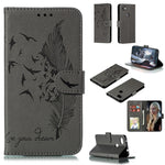Custodia in pelle flip orizzontale con motivo a piume Litchi Texture con portafoglio, supporto e slot per carte, For Google Pixel 3a XL, For Google Pixel 4