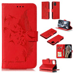 Custodia in pelle flip orizzontale con motivo a piume Litchi Texture con portafoglio, supporto e slot per carte, For Google Pixel 3a XL, For Google Pixel 4