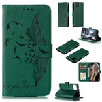 Custodia in pelle flip orizzontale con motivo a piume Litchi Texture con portafoglio, supporto e slot per carte, For Google Pixel 3a XL, For Google Pixel 4