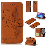 Custodia portafoglio in pelle con slot carte per Xiaomi Redmi 7A