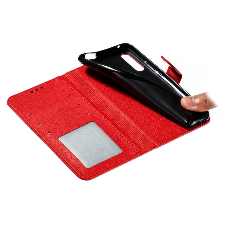 Custodia in pelle flip orizzontale con motivo a piume Litchi Texture con portafoglio, supporto e slot per carte, For Huawei P Smart Z / Y9 Prime (2019), For Huawei P20 Lite (2019) / Nova 5i, For Huawei P30, For Huawei P30 Lite, For Huawei P30 Pro
