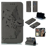 Custodia in pelle flip orizzontale con motivo a piume Litchi Texture con portafoglio, supporto e slot per carte, For Huawei P Smart Z / Y9 Prime (2019), For Huawei P20 Lite (2019) / Nova 5i, For Huawei P30, For Huawei P30 Lite, For Huawei P30 Pro