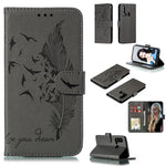 Custodia in pelle flip orizzontale con motivo a piume Litchi Texture con portafoglio, supporto e slot per carte, For Huawei P Smart Z / Y9 Prime (2019), For Huawei P20 Lite (2019) / Nova 5i, For Huawei P30, For Huawei P30 Lite, For Huawei P30 Pro