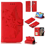 Custodia in pelle flip orizzontale con motivo a piume Litchi Texture con portafoglio, supporto e slot per carte, For Huawei P Smart Z / Y9 Prime (2019), For Huawei P20 Lite (2019) / Nova 5i, For Huawei P30, For Huawei P30 Lite, For Huawei P30 Pro
