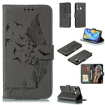 Custodia in pelle flip orizzontale con motivo a piume Litchi Texture con portafoglio, supporto e slot per carte, For Huawei P Smart Z / Y9 Prime (2019), For Huawei P20 Lite (2019) / Nova 5i, For Huawei P30, For Huawei P30 Lite, For Huawei P30 Pro