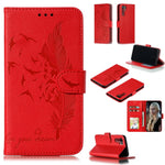 Custodia in pelle flip orizzontale con motivo a piume Litchi Texture con portafoglio, supporto e slot per carte, For Huawei P Smart Z / Y9 Prime (2019), For Huawei P20 Lite (2019) / Nova 5i, For Huawei P30, For Huawei P30 Lite, For Huawei P30 Pro