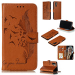 Custodia in pelle flip orizzontale con motivo a piume Litchi Texture con portafoglio, supporto e slot per carte, For Huawei P Smart Z / Y9 Prime (2019), For Huawei P20 Lite (2019) / Nova 5i, For Huawei P30, For Huawei P30 Lite, For Huawei P30 Pro
