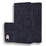 Custodia in pelle goffrata per iPhone SE/8/7/XS/11
