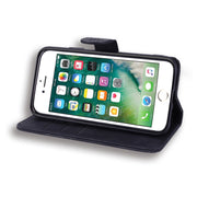 Custodia in pelle goffrata per iPhone SE/8/7/XS/11