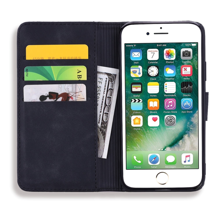 Custodia in pelle goffrata per iPhone SE 2020 e 11